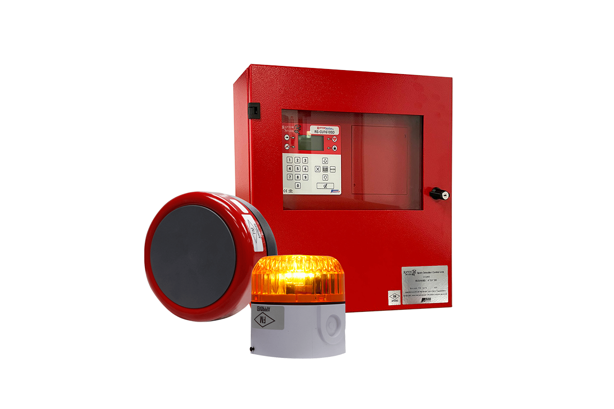 Raptor Spark Detection and Extinguishing Control Unit RS-PCU1610SD